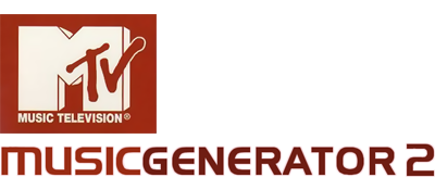 MTV Music Generator 2 title screen for Playstation 2